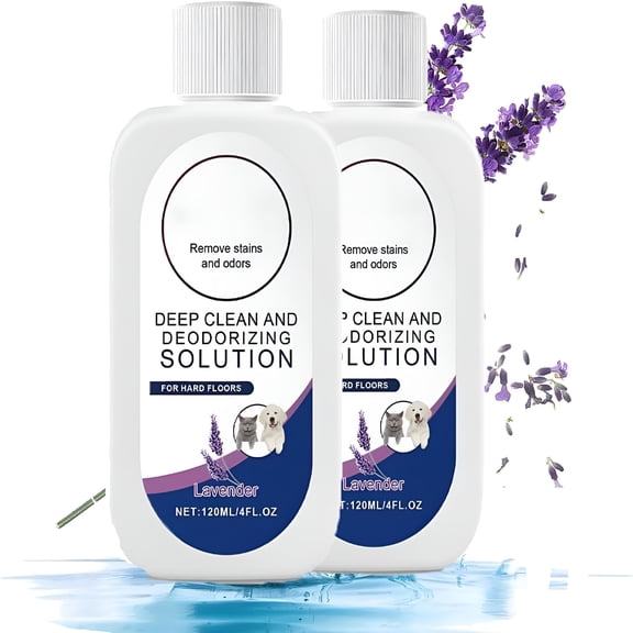 RAGUPEL 2PCS Floor Cleaning Solution,Floor Cleaner Care,120ml Household Floor Cleaners,Floor Cleaner Liquid with All Robot Vacuums with Mopping and Cordless Wet/Dry Vacuum (120ML*2)