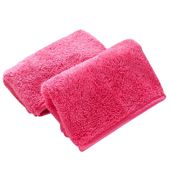 RAGUPEL 2Pcs All Makeup Removal Tool Beauty Sponge with Eraser Features Hot Pink Reusable Makeup Remover Puff for Full Face Cleansing And Blending