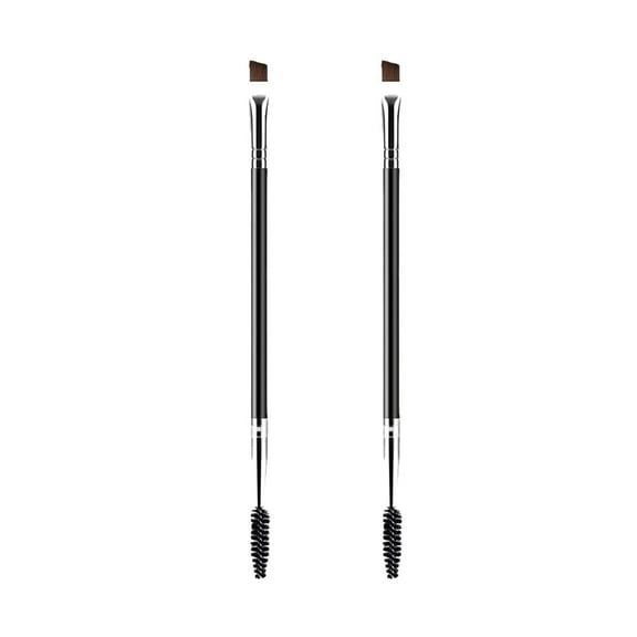 RAGUPEL 2Pcs Eyebrow Brush,Dual-Head Design Eyebrow Spoolie,2-In-1 Function Effortless Brow & Lash Styling Brow Brush