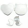thumbnail image 1 of RAGUPEL 2Pcs Hand Mirror Lightweight and Portable Hand Mirror Double-Sided Mirror Design Make Up Mirror Mixing2, 1 of 7