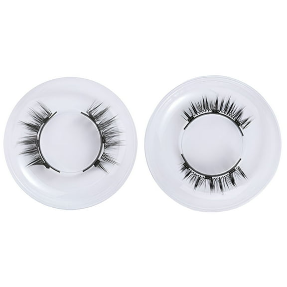 RAGUPEL 2Pcs Magnetic Eyelashes,Lashes Natural Look Reusable,No Glue Needed Fake Lashes,Style1