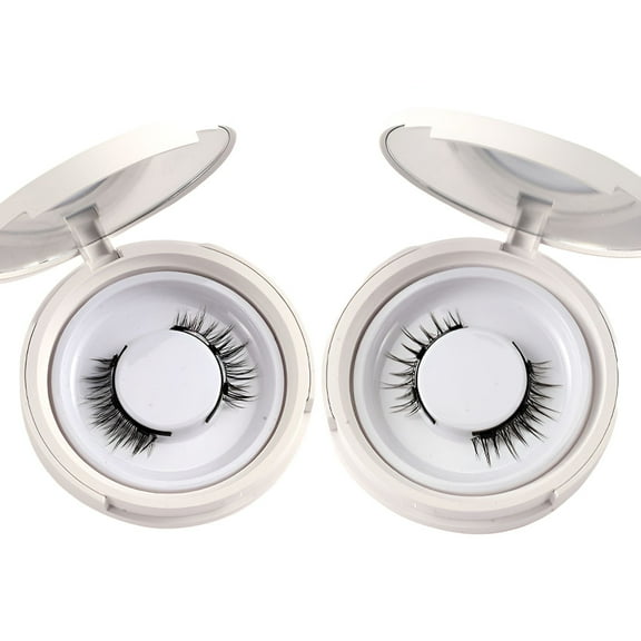 RAGUPEL 2Pcs Magnetic Eyelashes,Lashes Reusable,No Glue Needed Pestanas Magneticas,Style2