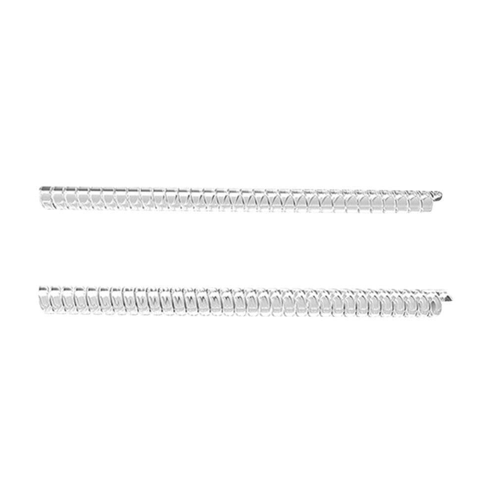 PINXOR 2Pcs Transparent Ring Guard Size Adjuster for Loose Rings Spiral Coil Ring Fitter Tightener (3MM for Women+5MM for Men)
