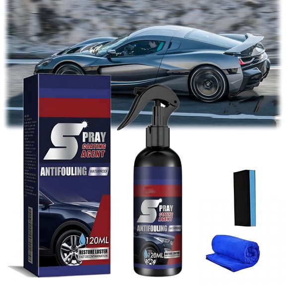 RAGUPEL 3-In-1 Ceramic Car Coating Spray,Quick Detailer with Nano Technology for Waterless Wash,Gloss Enhancement & Scratch Repair,Multi-Surface Protectant for Paint,Glass & Trim
