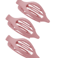 thumbnail image 1 of RAGUPEL 3 Pcs Hair Clips for Women,Jelly Color Sturdy Acrylic Flat Claw Clips,French Curved Hair Barrettes,Pink, 1 of 4