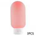 thumbnail image 1 of RAGUPEL 3 Pcs Travel Size Toiletries,Comfortable Grip Travel Containers for Toiletries,Easy Refill Leak-Proof Travel Size Bottles,Pink, 1 of 2