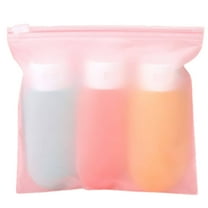 RAGUPEL 3 Pcs Travel Size Toiletries,Eco-Friendly and Convenient Squeeze Small Travel Containers,Clear and Easy to Identify Travel Size Toiletries Containers,Multicolor,60ml