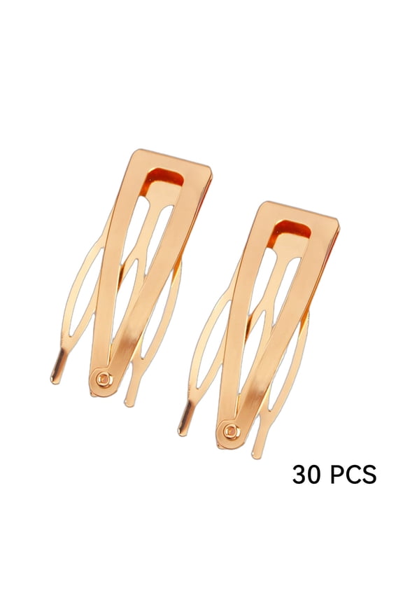 30 Pcs Metal Hair Clips,Comfortable Fit Hair Clips for Women,Stylish Design Reliable Hold Hair Clips for Styling,Gold