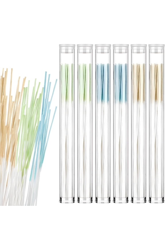 360 Pieces Ear Hole Floss Earrings Hole Cleaner Disposable Piercing Aftercare Cleaner Earrings Piercing Cleaning Line Ear Piercing Care Cleaning Tool for Girls Women Men (Green,Blue,Brown)