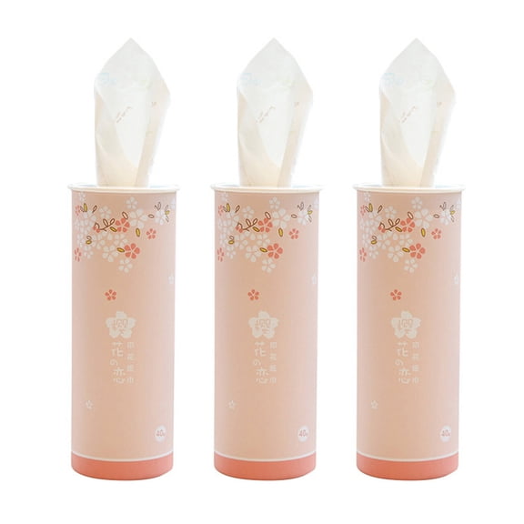 RAGUPEL 3Pcs Disposable Face Towel Cartoon Prints Paper Towels Bulk Ideal for In-Car Use Face Wipes