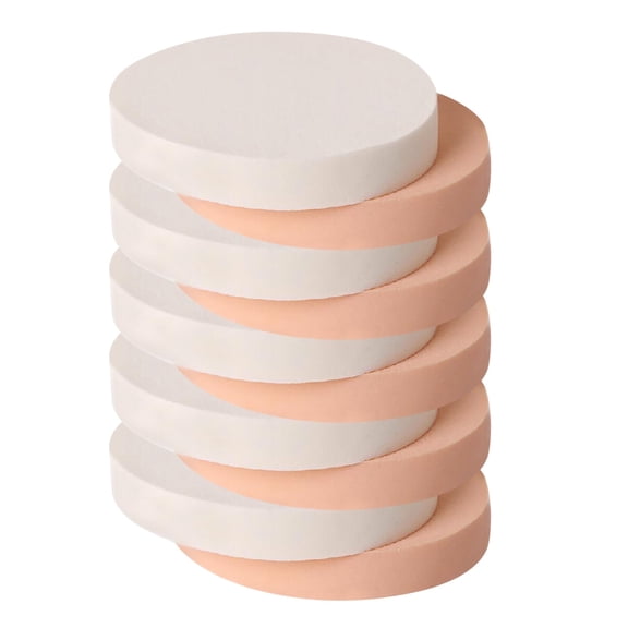 RAGUPEL 3Pcs Makeup Sponges For Foundation, Soft Wet Dry Blending Powder Puff, Round Face Beauty Tool
