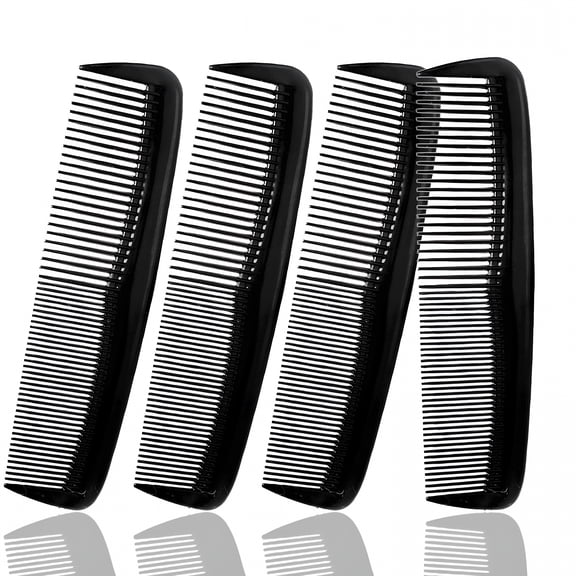 RAGUPEL 4-Pack Comb - Not Breakable - Fine Tooth Comb for Men And Women