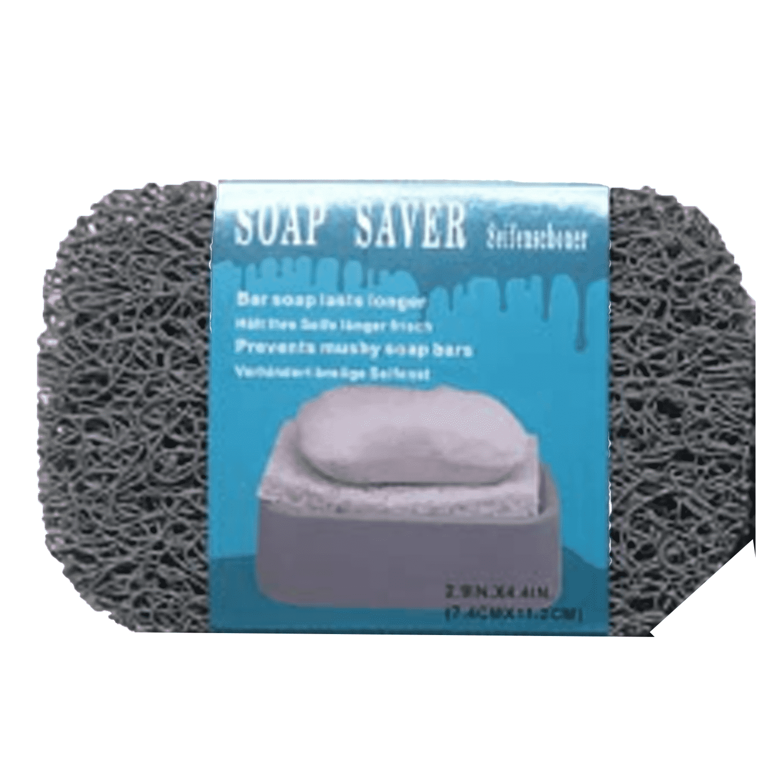 RAGUPEL 4 Pcs Soap Holder Pad,Trendy MultiColored Options Soap Saver