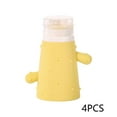 thumbnail image 1 of RAGUPEL 4 Pcs Travel Size Toiletries,Travel Ready Travel Toiletry Bottles,Leakproof Easy Cleaning Small Travel Containers,90Ml,Yellow, 1 of 2