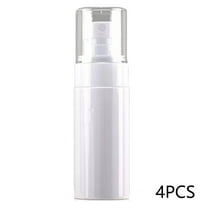 RAGUPEL 4 Pcs Travel Size Toiletries,No-Spill and Mist Nozzle Travel Containers,Leak-Proof Security Travel Toiletry Bottles,White,80ml