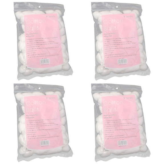 RAGUPEL 400 Pcs Cotton Balls Sterile White for Crafts Accessories Absorb Water