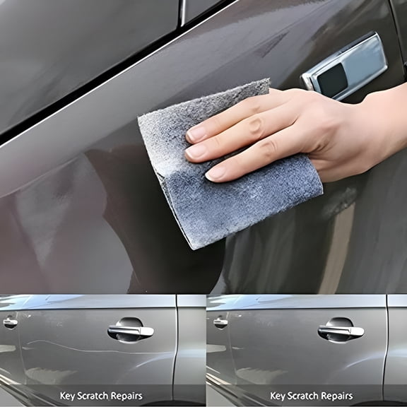 RAGUPEL 4Pcs Nano Sparkle Car Scratch Remover Cloth Scratch Eraser Surface Repair