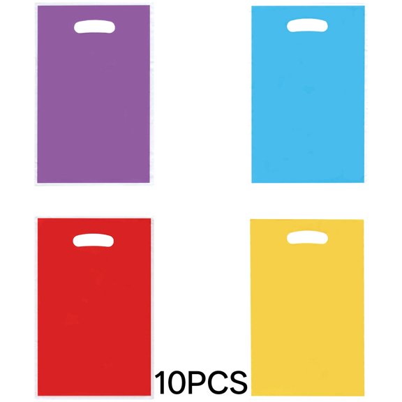 Censen Hero Party Favor Bags - 100 Pack, 5x11 Inch Cellophane Goodie Bags With Gold Ties