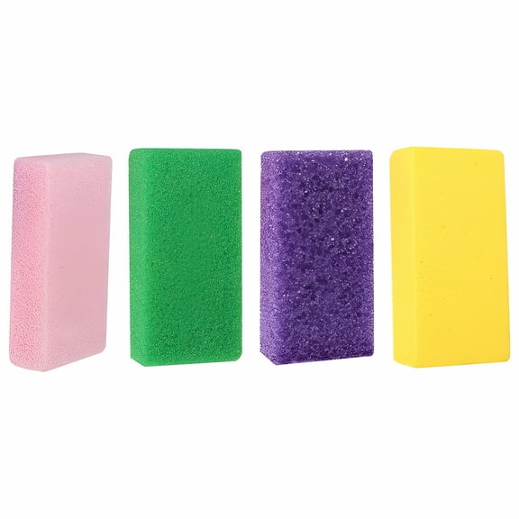 RAGUPEL 4pcs Foot Pumice Nail Buffer Blocks Pedicure Files Exfoliating Buffer Kit