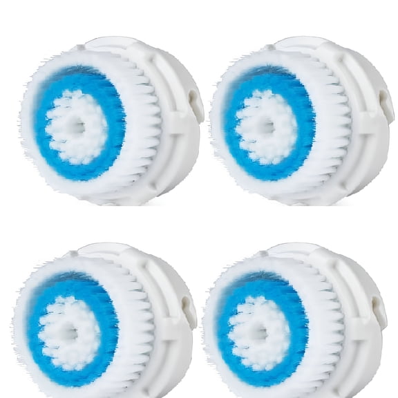 RAGUPEL 4x Deep Pore Brush Heads for Sonic Skin Cleansing Systems, Replacement Head