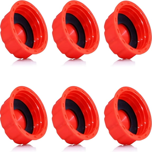 RAGUPEL 5 Gallon Gas Can Cap - Durable Replacement Lid for Gasoline Tanks, Portable & Coarse Thread Design, Fits Midwest, Scepter & Jerry Cans - Perfect for Small to Large Gas ContainersPack of 6)