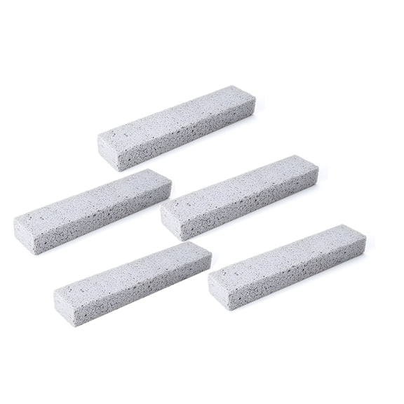 RAGUPEL 5-Pack Pumice Stones for Cleaning,Dual-Sided Pumice Stone,pumice stone for toilet,Heavy-Duty,Multi-Use,Gray