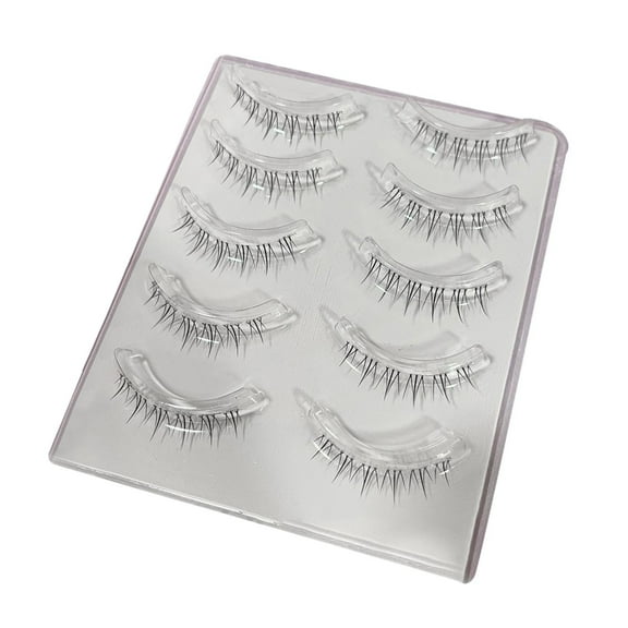 RAGUPEL 5 Pairs Bottom Lash Clusters, 3cm Faux Eyelashes