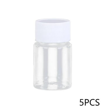 RAGUPEL 5 Pcs Travel Size Toiletries,Leak-Proof with Aluminum Foil Seals Travel Toiletry Bottles,Convenient Fill with Wide-Mouth Opening Travel Bottles for Toiletries,15ml