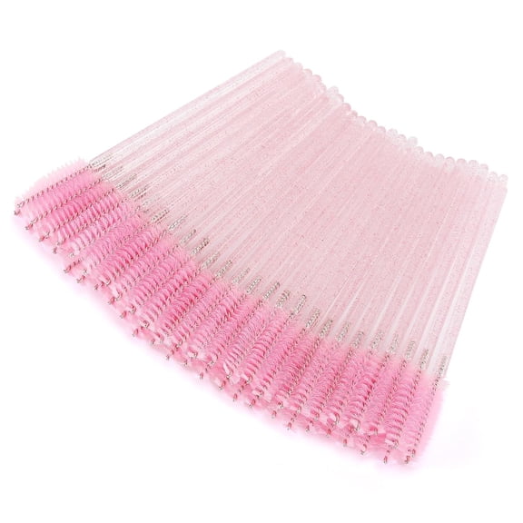 RAGUPEL 50 Pcs Disposable Mascara Wands,Eyebrow Spoolies Brush for Eyelash Extensions,Eye Lash and Makeup Brush