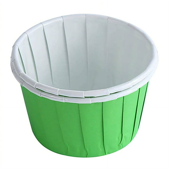 RAGUPEL 50 Pcs Paper Cups,Multipurpose Design Hot Cups,Safe and Reliable Waterproof Protection Plastic Cups,Green