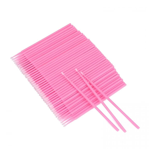 RAGUPEL 500 Pcs Disposable Micro Applicators, Cotton Swabs for Eyelash Extensions & Makeup, 2.0mm Precision Brush Tips for Nail Art, Crafting & Cleaning, 3.9 Inch Length