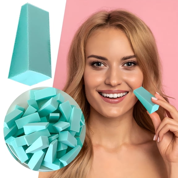 RAGUPEL 50Pc Disposable Makeup Sponge Cosmetic Wedges Beauty Sponges
