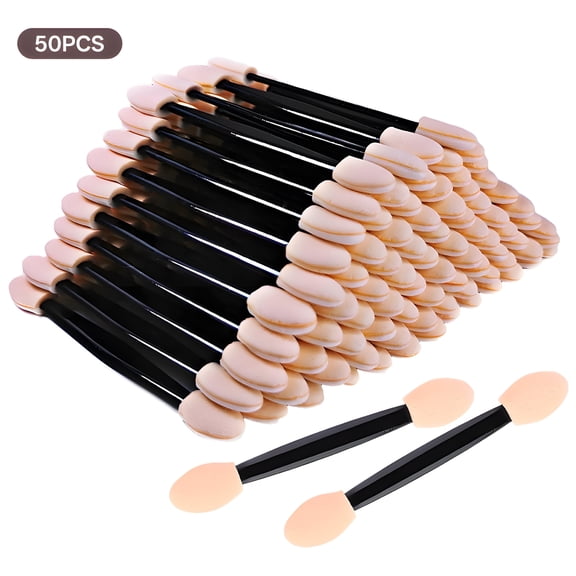 ACDANC 2026 New 50Pcs Eyeshadow Brush, Portable Eyeshadow Applicators, Disposable Makeup Applicators for Travel, Daily Use, Professional, Party