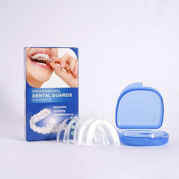 RAGUPEL 6 Pcs Mouth Guard for Clenching Teeth at Night,Silicone Mouth Guard Night,Night Guards for Teeth Grinding