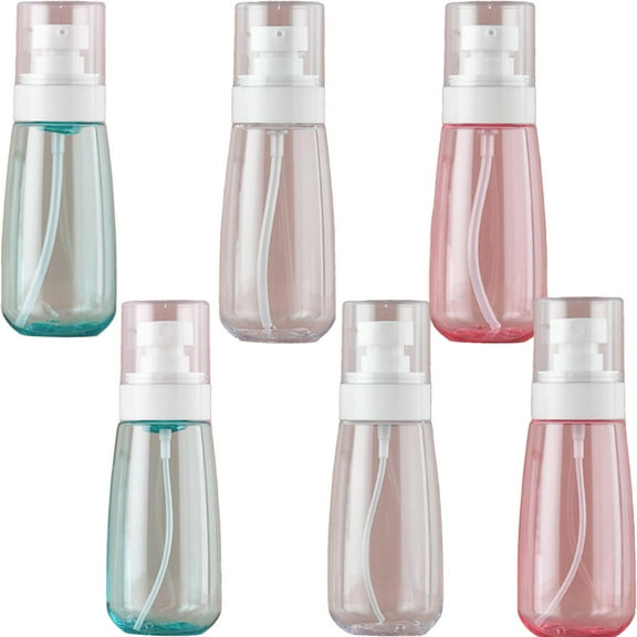 RAGUPEL 6 Pcs Travel Size Toiletries,Customizable Liquid or Spray Travel Containers,Leak-Proof Seal Travel Size Bottles,Multicolor,100ml