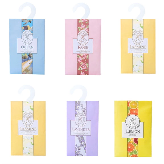RAGUPEL 6Pcs Air Fresheners for Home Hanging Design Smell Good for Home Natural Filler Air Fresheners for Home Long Lasting Case