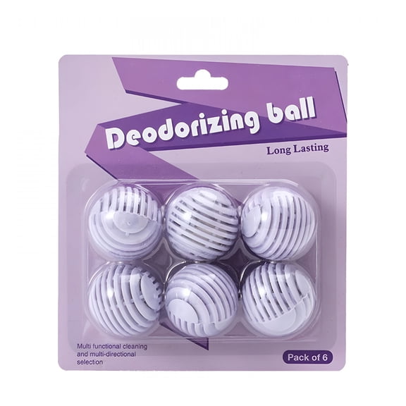 RAGUPEL 2026 New 6Pcs Shoe Deodorizer Balls for Odor Eliminators for Shoes, Gym Bag, Closet, Locker, Hamper, and Drawer - 6Pcs/Pack