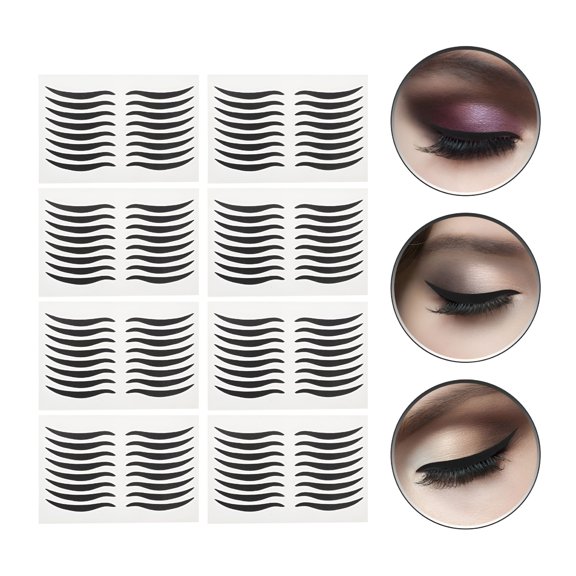 RAGUPEL 80 Pairs Eyeliner Eyeshadow Sticker for Temporary Eye Make up