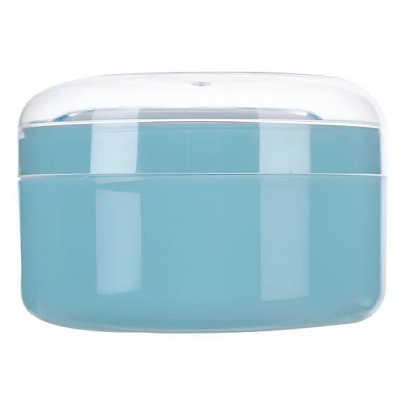 RAGUPEL After-Bath Powder Puff Kit Empty Body Powder Container Dispenser Case with Sifter and Puffs for Home Travel Use