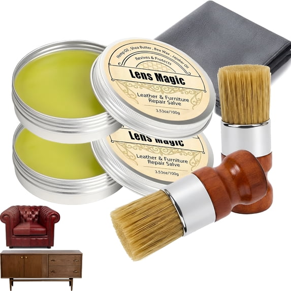 RAGUPEL All-In-One Leather Cleaner and Conditioner Furniture Polish(2)