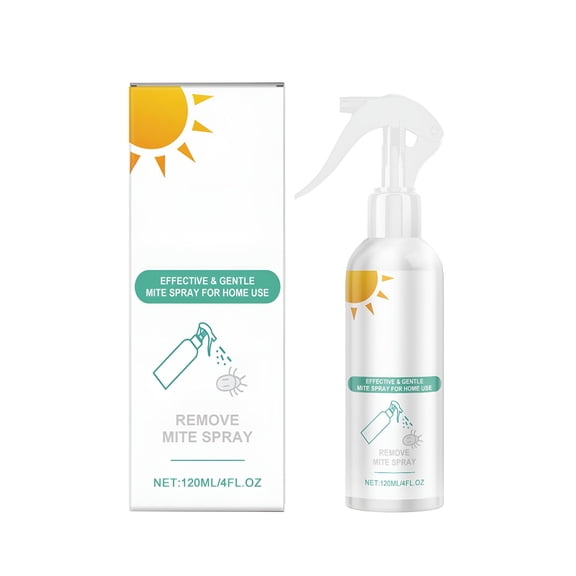 RAGUPEL Anti-Mite Spray for Bedding & Furniture,4 fl oz Natural Formula to Eliminate Dust Mites & Allergens,Quick-Dry Solution for Mattresses & Sofas