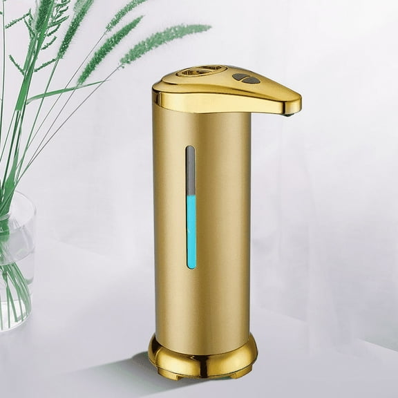 ACDANC Automatic Soap Dispenser,Touchless Soap Dispenser,Rechargeable Soap Dispenser,Golden
