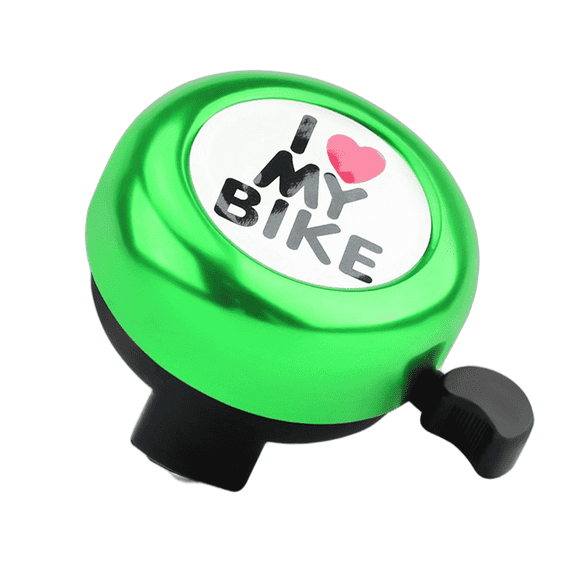 RAGUPEL Bike Bell Extremely Loud Sound Effects Bike Horn Sweet and Cute Design Bicycle Bell Green