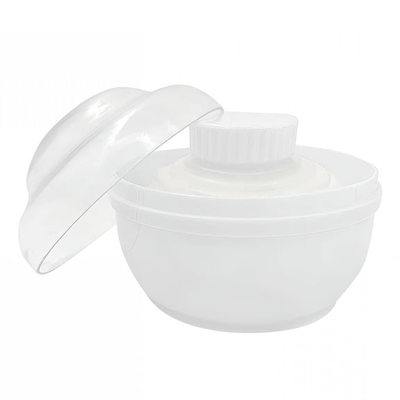 RAGUPEL Body Powder Container with Fluffy Puff, Large Talcum Powder Case with Handle for Baby and Adult After Bath Skin Care