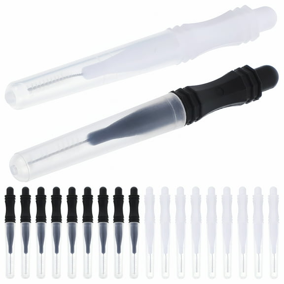 RAGUPEL Brow Lamination Brush with Caps Micro Eyebrow Spoolie Tool Laminated PP Chemical Fiber 60 Pcs
