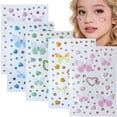thumbnail image 1 of RAGUPEL Butterfly Face Stickers with Rhinestones Gems 5 Sheets-Sparkle Self Adhesive Face and Body Jewels for Teens,Women,Makeup Enthusiasts-For Birthday Party Halloween Festival Cosplay, 1 of 7