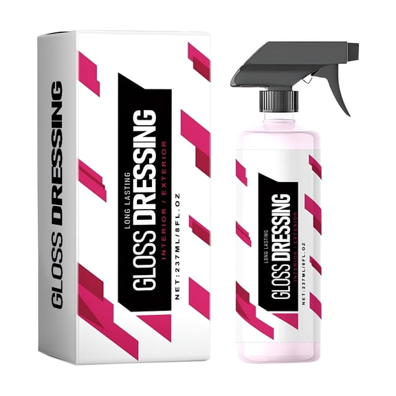 RAGUPEL Car Care Gloss Dressing, Trim and Tire Restorer 237ml
