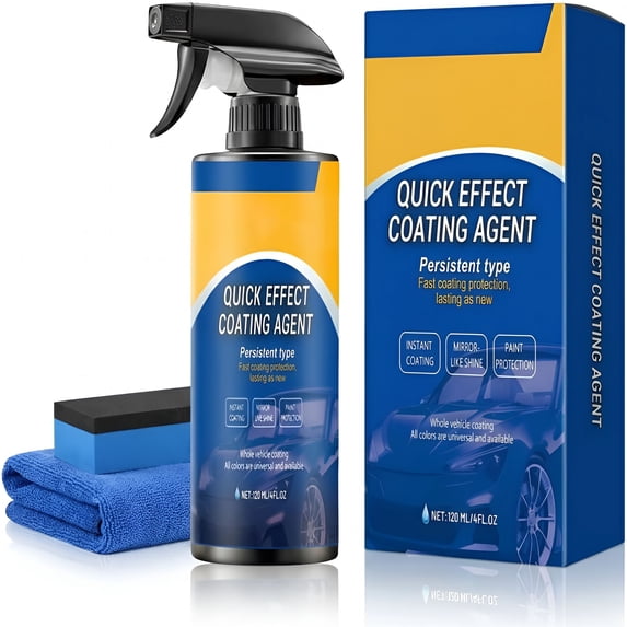 RAGUPEL Car Coating Spray, Waterless Wash & Polish, Car Coating Spray for Shine & Protection, Quick Acting Paint Protection and Glass Cleaner (1pcs)
