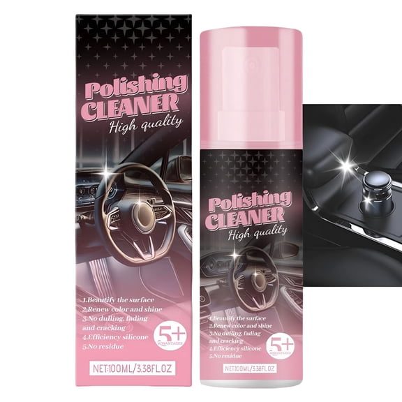 RAGUPEL Car Interior Cleaner and Protectant, 100ml Auto Detailer Spray for Leather, Vinyl & Dashboard, Quick Clean Formula for Vehicle Upholstery