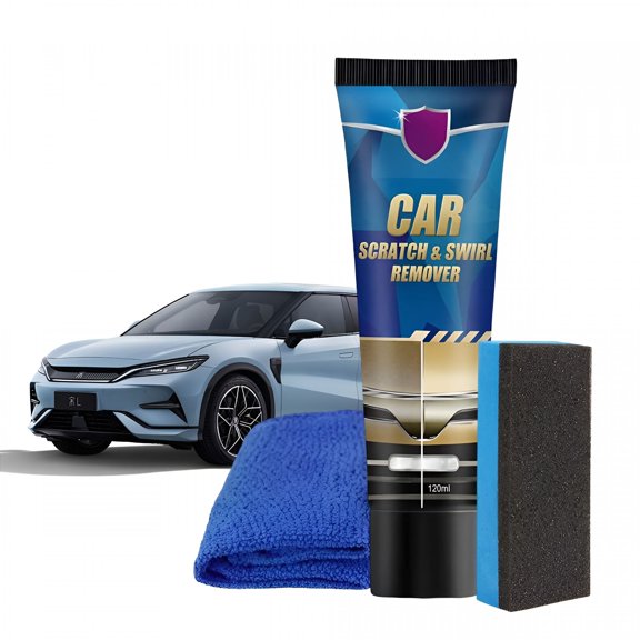 RAGUPEL Car Scratch Remover Wax,Car Scratch Repair Paste Car Scratch Remover Kit,Car Scratch Remover Kit with Wipe Sponge for Car Vehicles Deep Scratches(1)